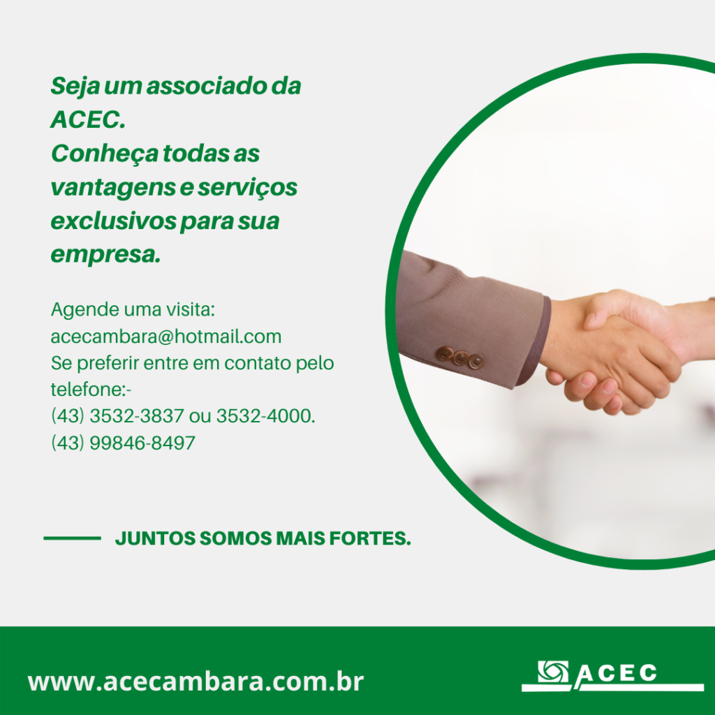 Seja um associado da ACEC.